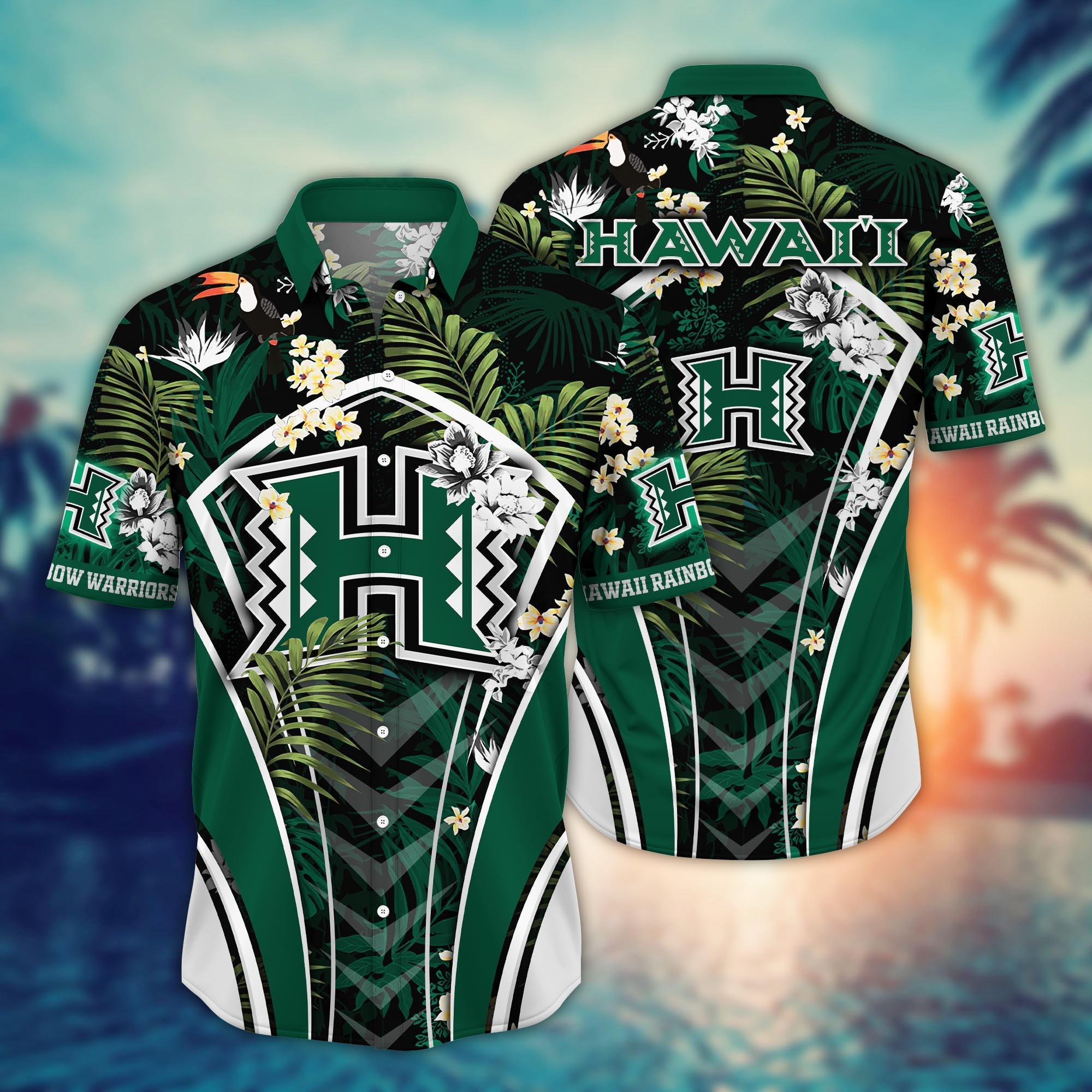 Hawaii Rainbow Warriors NCAA Flower Hawaii Shirt For Fans Ver 29