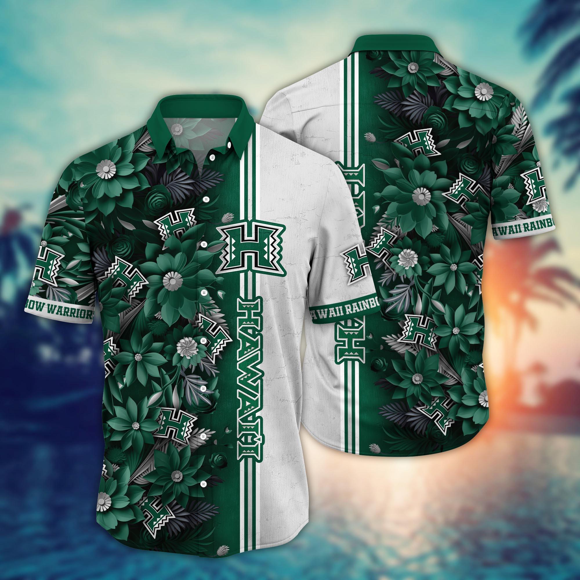 Hawaii Rainbow Warriors NCAA Flower Hawaii Shirt For Fans Ver 3
