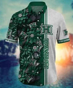 Hawaii Rainbow Warriors NCAA Flower Hawaii Shirt For Fans Ver 3