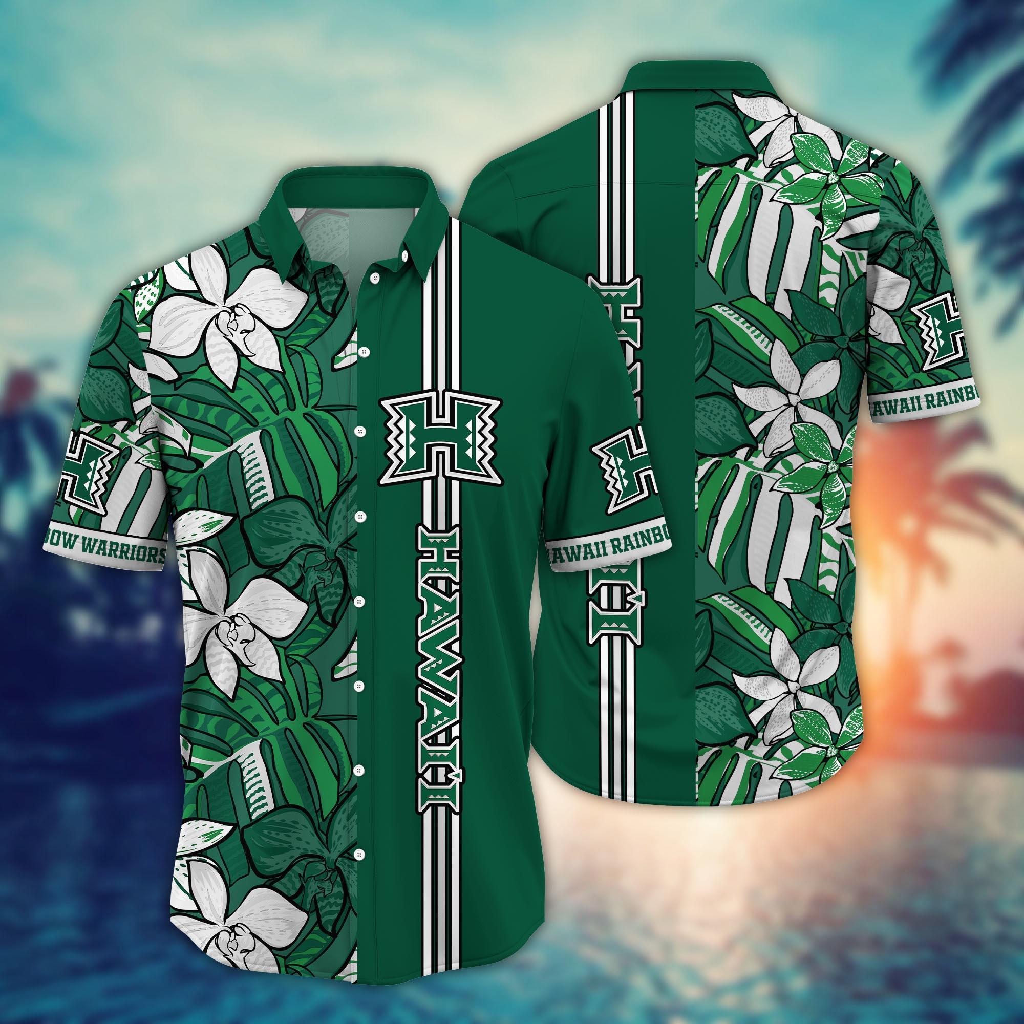 Hawaii Rainbow Warriors NCAA Flower Hawaii Shirt For Fans Ver 32
