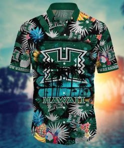 Hawaii Rainbow Warriors NCAA Flower Hawaii Shirt For Fans Ver 34