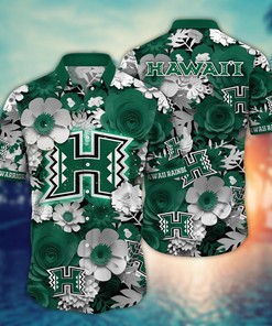 Hawaii Rainbow Warriors NCAA Flower Hawaii Shirt For Fans Ver 35