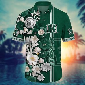 Hawaii Rainbow Warriors NCAA Flower Hawaii Shirt For Fans Ver 37