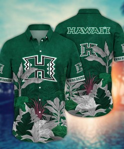 Hawaii Rainbow Warriors NCAA Flower Hawaii Shirt For Fans Ver 5