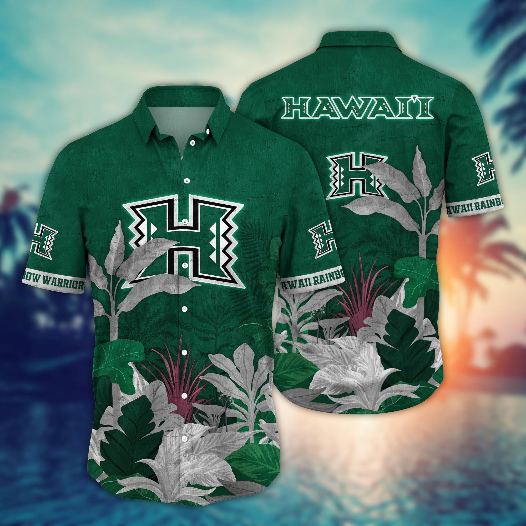 Hawaii Rainbow Warriors NCAA Flower Hawaii Shirt For Fans Ver 5