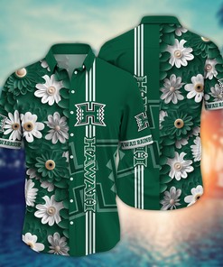 Hawaii Rainbow Warriors NCAA Flower Hawaii Shirt For Fans Ver 6