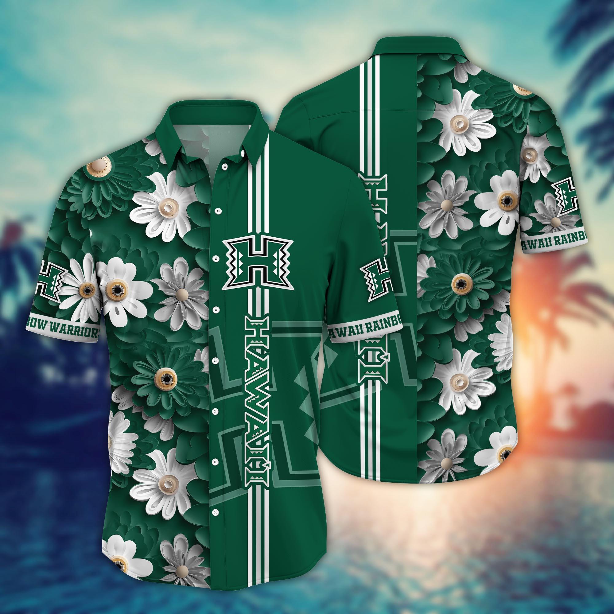 Hawaii Rainbow Warriors NCAA Flower Hawaii Shirt For Fans Ver 6