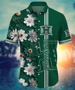 Hawaii Rainbow Warriors NCAA Flower Hawaii Shirt For Fans Ver 6