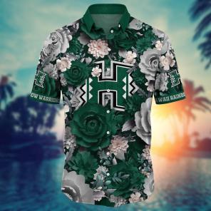 Hawaii Rainbow Warriors NCAA Flower Hawaii Shirt For Fans Ver 7