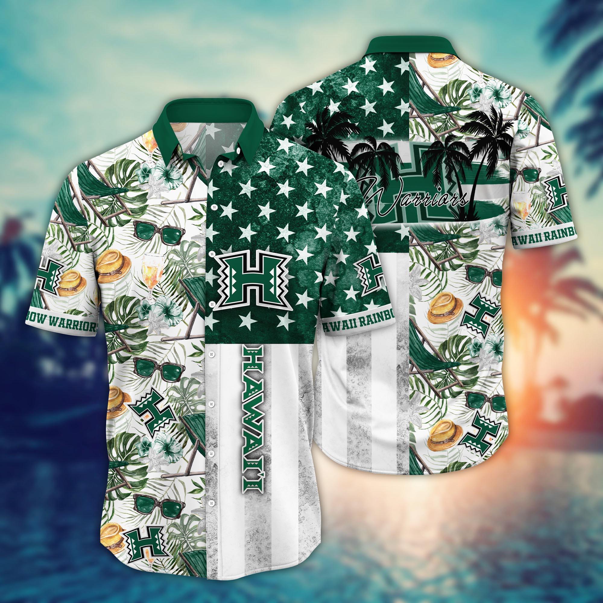 Hawaii Rainbow Warriors NCAA Flower Hawaii Shirt For Fans Ver 8