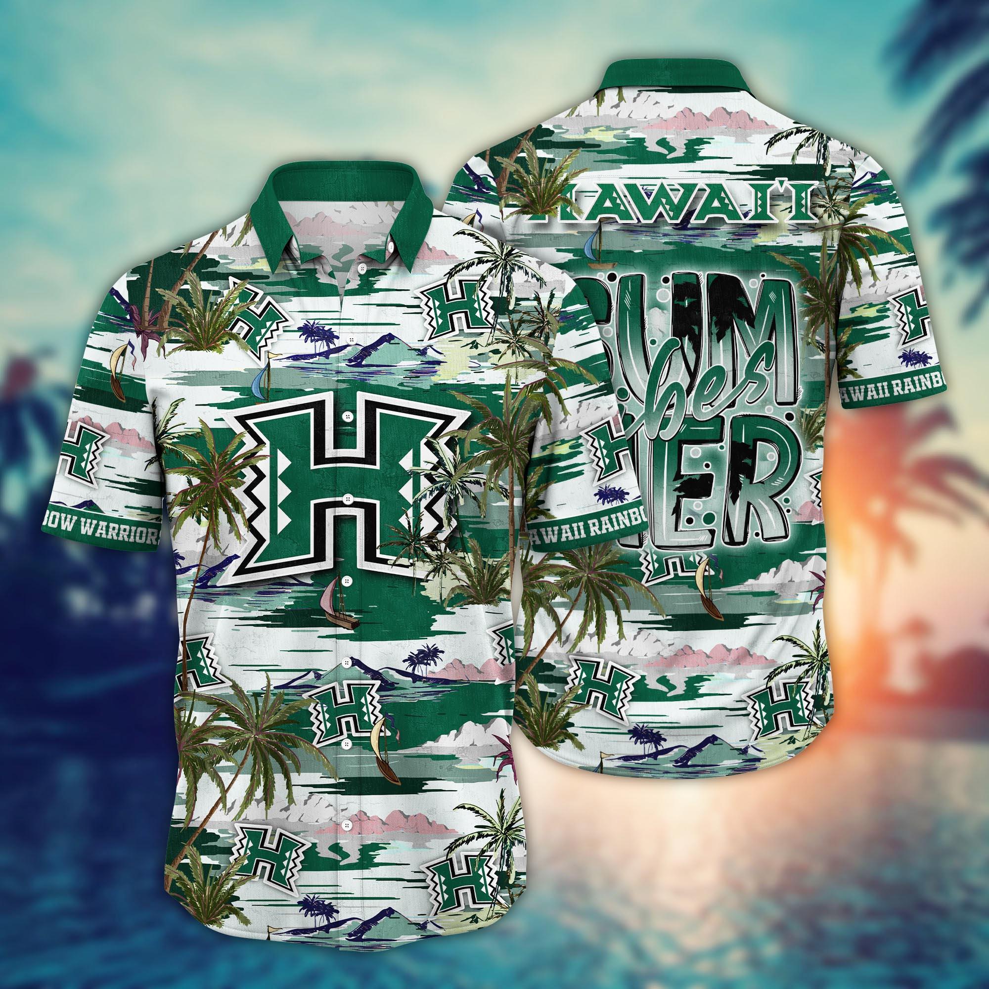 Hawaii Rainbow Warriors NCAA Flower Hawaii Shirt For Fans Ver 9