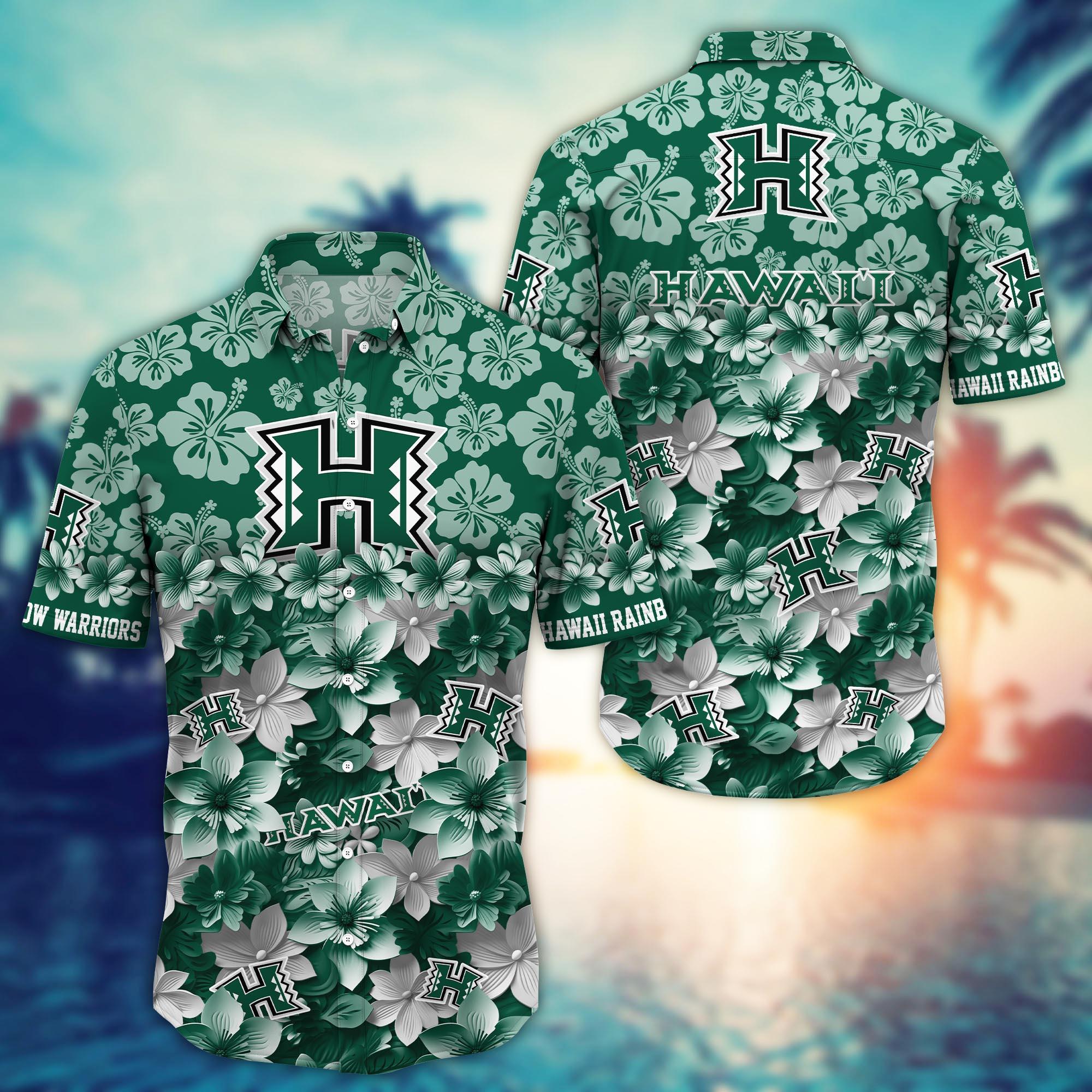 Hawaii Rainbow Warriors NCAA Hawaiian Shirt Gift For Fan