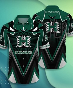 Hawaii Rainbow Warriors NCAA Hawaiian Shirt for Men and Women - Retro Design