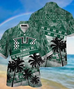 Hawaii Rainbow Warriors NCAA Palm Tree Pattern Hawaii Shirt For Sports Fans