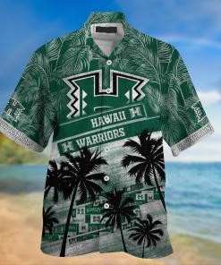 Hawaii Rainbow Warriors NCAA Palm Tree Pattern Hawaii Shirt For Sports Fans