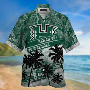 Hawaii Rainbow Warriors NCAA Palm Tree Pattern Hawaii Shirt For Sports Fans