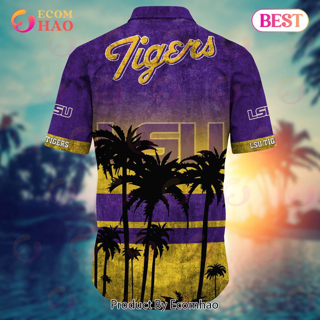 Hawaii Rainbow Warriors Trending Style: Shirt & Shorts Hot for Summer - LSU TIGERS