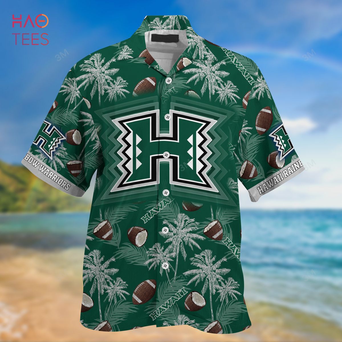 Hawaiian Hawaii Rainbow Warriors Shirt - New Summer Gift