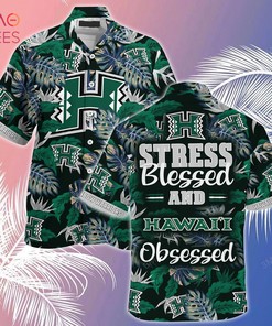 Hawaiian Hawaii Rainbow Warriors Shirt & Shorts - Stress Blessed Obsessed for Fans