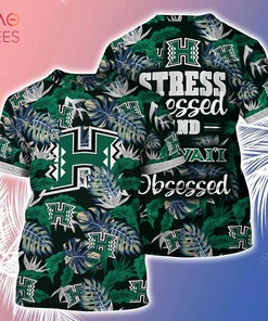 Hawaiian Hawaii Rainbow Warriors Shirt & Shorts - Stress Blessed Obsessed for Fans