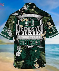 Hawaiian Hawaii Rainbow Warriors Shirt & Shorts - Tropical Patterns for Fans