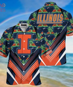 Hawaiian Illinois Fighting Illini Shirt & Shorts - Perfect for Sports Fans