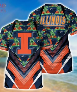 Hawaiian Illinois Fighting Illini Shirt & Shorts - Perfect for Sports Fans