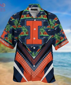 Hawaiian Illinois Fighting Illini Shirt & Shorts - Perfect for Sports Fans