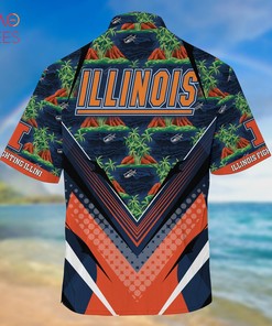 Hawaiian Illinois Fighting Illini Shirt & Shorts - Perfect for Sports Fans