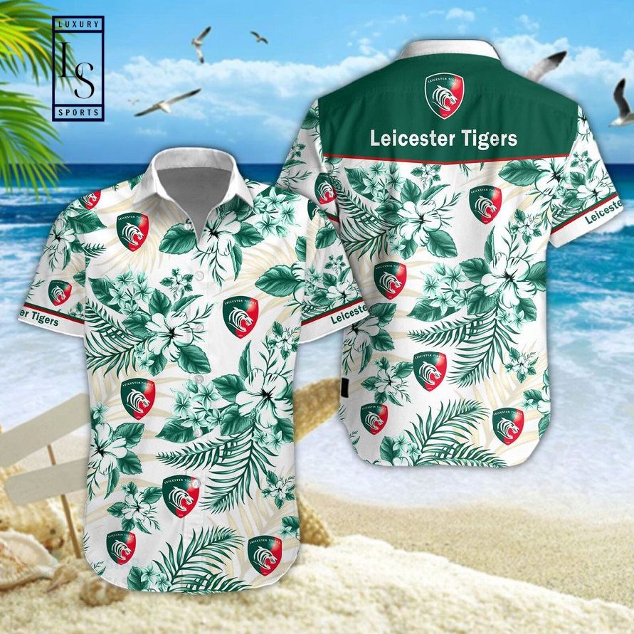 Hawaiian Shirt and Shorts Set for Leicester Tigers Fans
