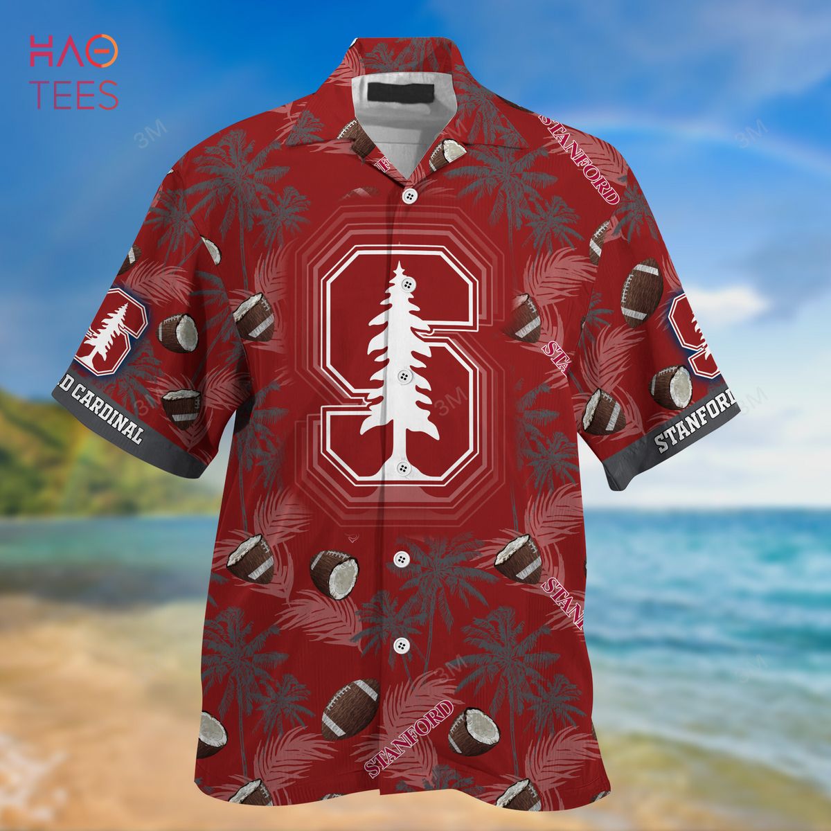 Hawaiian Shirt for Stanford Cardinal Fans, Great New Gift for Summer