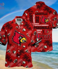 Hawaiian Shirt with Louisville Cardinals Design, Great New Gift for Summer 