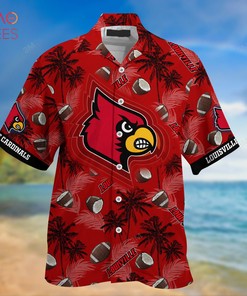 Hawaiian Shirt with Louisville Cardinals Design, Great New Gift for Summer