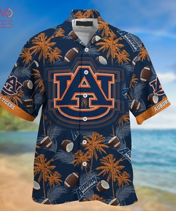 Hibiscus Summer Style: Auburn Tigers Hawaiian Shirt