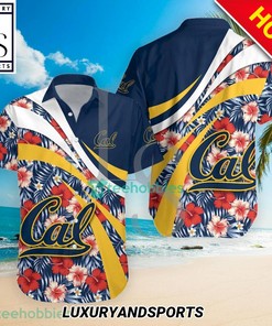 Hibiscus Tropical Flower California Golden Bears NCAA Hawaiian Shirt