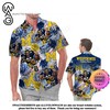 [High Quality] Michigan Wolverines Coconut Aloha Hawaiian Shirt - A Classic Look for the Beach.
