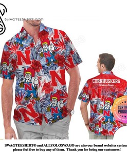 [High Quality] Nebraska Cornhuskers Coconut Aloha Hawaiian Shirt - A Classic Beach Look.