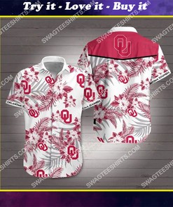 High Quality Tropical Oklahoma Sooners Football Summer Hawaiian Shirt 