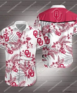 High Quality Tropical Oklahoma Sooners Football Summer Hawaiian Shirt 
