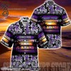 High-Quality TCU Horned Frogs Hibiscus Pattern Hawaiian Shirt for Sports Fans