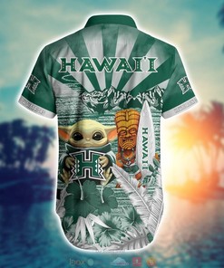 Hot Hawaii Rainbow Warriors Baby Yoda Hawaiian Shirt and Shorts - Perfect for Fans