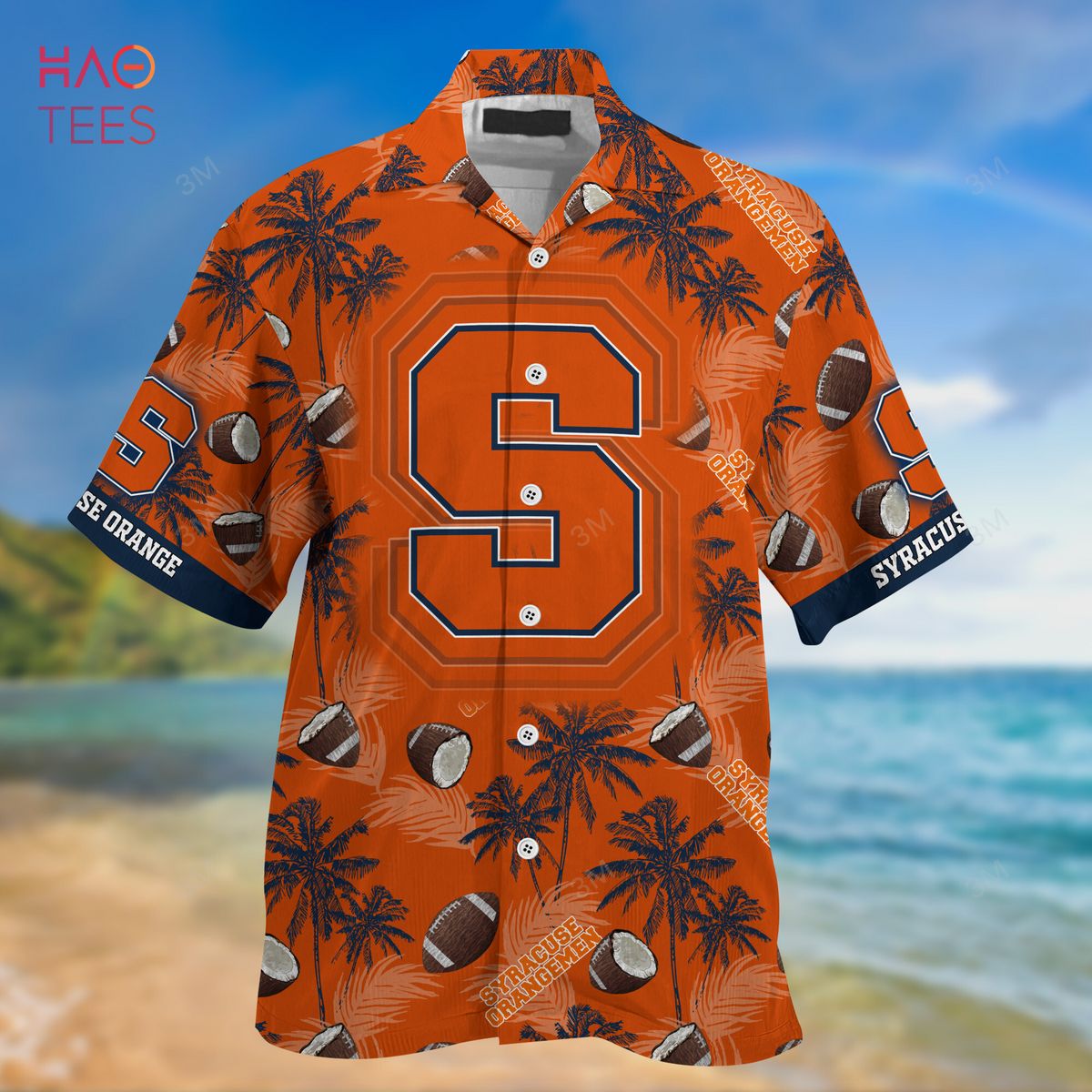 Hot New Arrival: Syracuse Orange Hawaiian Shirt for Summer