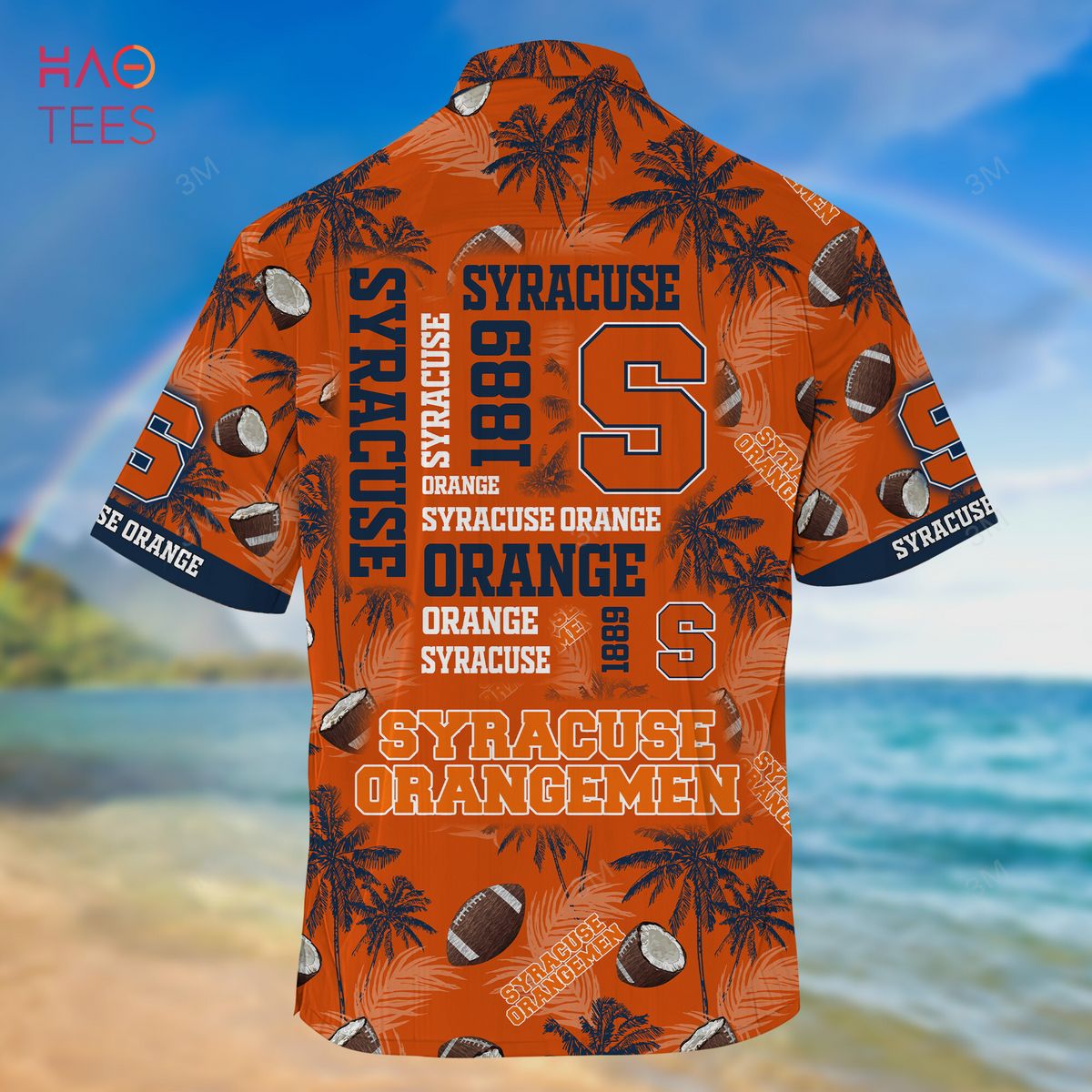 Hot New Arrival: Syracuse Orange Hawaiian Shirt for Summer