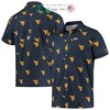 Hot Summer Look: West Virginia Mountaineers Navy Columbia Super Slack Tide Hawaii Shirt