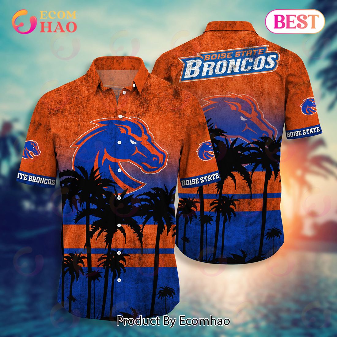 Hot Trending Boise State Broncos Hawaii Shirt and Shorts Style