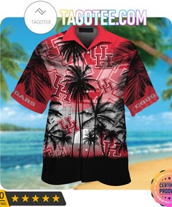 Houston Cougars Aloha Hawaii Shirt and Beach Short Set - Perfect for Any Day
