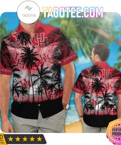 Houston Cougars Aloha Hawaii Shirt and Beach Short Set - Perfect for Any Day