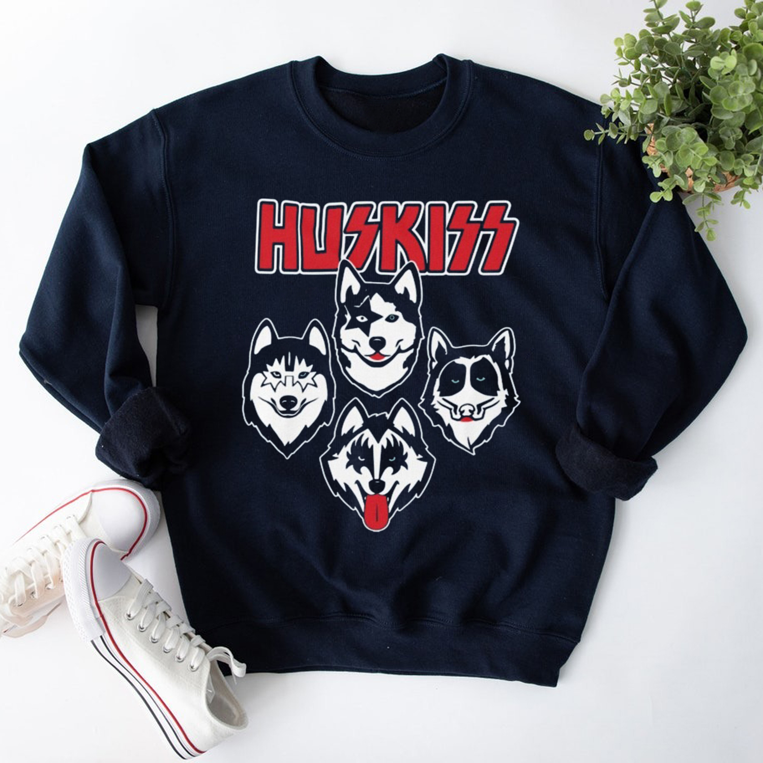 Huskies Shirt - Husky Gift for Dog Lovers - Love Husky T-Shirt