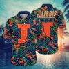 Illinois Fighting Illini NCAA Flower Hawaii Shirt For Fans Ver 14