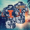 Illinois Fighting Illini NCAA Flower Hawaii Shirt For Fans Ver 15